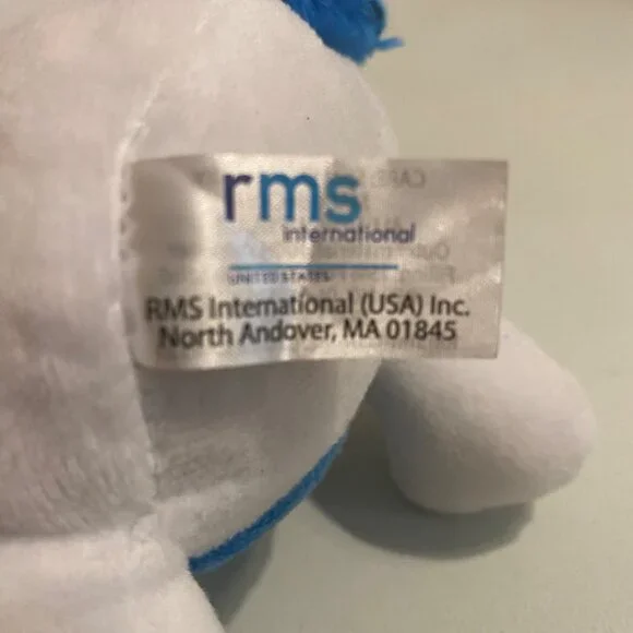 Elephant Plush Stuffed Animal Toy Tooth Holder Pocket RMS International 6" - Picture 3 of 7